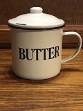 Butter Mug w/Lid - Enamelware