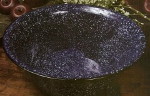 Blue Speckle Small Wash Basin - Enamelware
